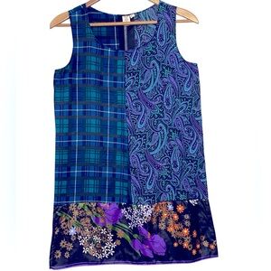 Urban Outfitters / Urban Renewal OOAK Patchwork Vintage Fabric Shift Dress